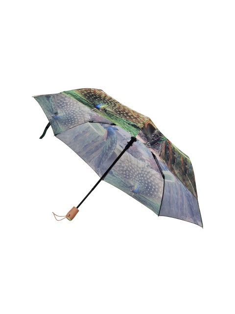 FabSeasons Unisex Brown & Green Peacock Digital Printed 3 Fold Fancy Automatic Umbrella
FabSeasons Unisex Brown & Green Peacock Digital Printed 3 Fold Fancy Automatic Umbrella