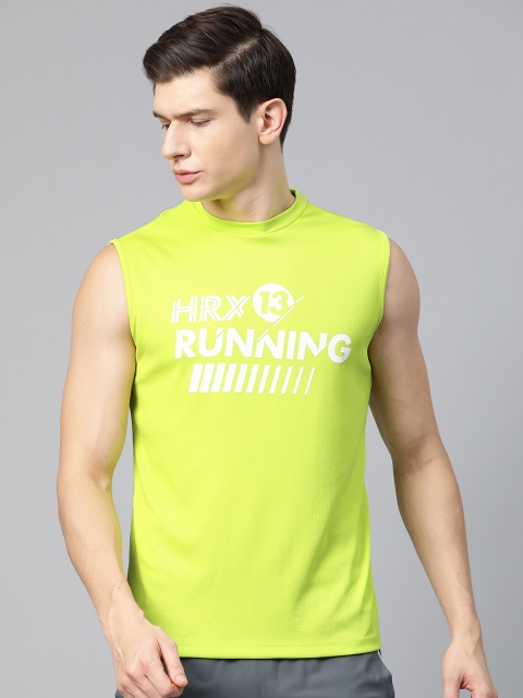 HRX by Hrithik Roshan Men Green Printed Rapid-Dry Anti-Microbial Running T-Shirt, Fluorescent green
HRX by Hrithik Roshan Men Green Printed Rapid-Dry Anti-Microbial Running T-Shirt, Fluorescent green