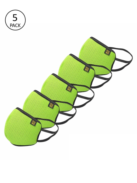 EUME Unisex 5 Pcs Green Solid 4-Ply Anti-Pollution Reusable Protective Outdoor Masks
EUME Unisex 5 Pcs Green Solid 4-Ply Anti-Pollution Reusable Protective Outdoor Masks