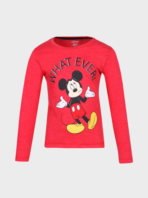 Kids Ville Boys Red Mickey Mouse Printed Round Neck T-shirt
Kids Ville Boys Red Mickey Mouse Printed Round Neck T-shirt
