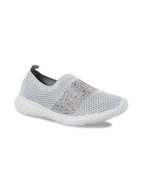 Rocia Women Grey & Silver-Toned Woven Design Slip-On Sneakers
Rocia Women Grey & Silver-Toned Woven Design Slip-On Sneakers