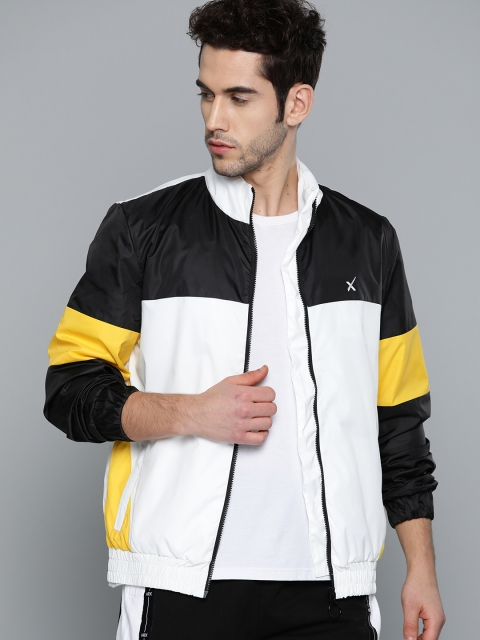 HRX by Hrithik Roshan Men White & Jet Black Colourblocked Water Repellent Running Jacket
HRX by Hrithik Roshan Men White & Jet Black Colourblocked Water Repellent Running Jacket