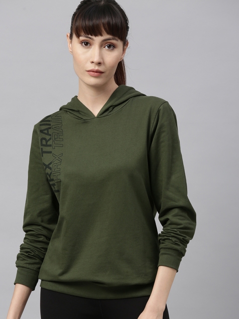 HRX by Hrithik Roshan Women Kombu Green Solid Rapid-Dry Bio-Wash Training Sweatshirt, Olive
HRX by Hrithik Roshan Women Kombu Green Solid Rapid-Dry Bio-Wash Training Sweatshirt, Olive