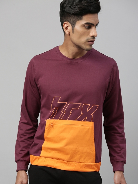 HRX by Hrithik Roshan Men Maroon Colourblocked Antimicrobial Bio-Wash Lifestyle Sweatshirt
HRX by Hrithik Roshan Men Maroon Colourblocked Antimicrobial Bio-Wash Lifestyle Sweatshirt