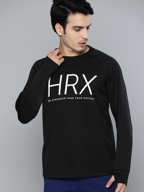 HRX by Hrithik Roshan Men Black Regular Fit Rapid-Dry Antimicrobial Running Sweatshirt
HRX by Hrithik Roshan Men Black Regular Fit Rapid-Dry Antimicrobial Running Sweatshirt