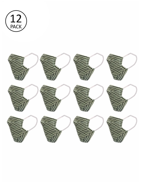 nestroots Adults 12 Pcs Green & Black Striped 2-Ply Printed Reusable Outdoor Cloth Masks
nestroots Adults 12 Pcs Green & Black Striped 2-Ply Printed Reusable Outdoor Cloth Masks