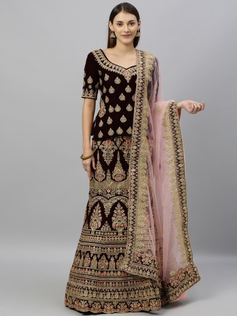 SHAVYA Purple & Golden Embroidered Ready to Wear Lehenga & Unstitched Blouse with Dupatta
SHAVYA Purple & Golden Embroidered Ready to Wear Lehenga & Unstitched Blouse with Dupatta