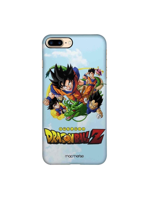 macmerise Blue & Orange Dragon ball Z Printed iPhone 8 Plus Case