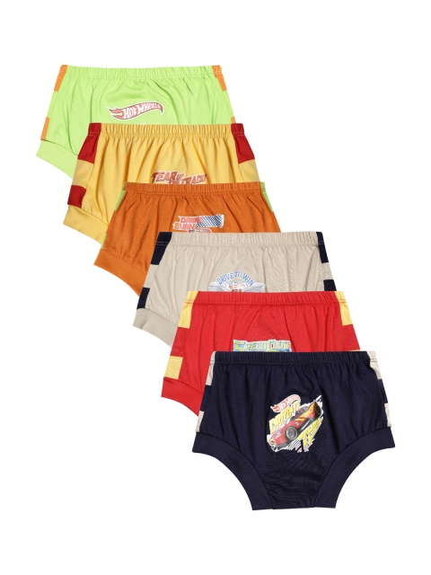 Red Rose Boys Pack Of 6 Assorted Trunks JRNO05CL-ASSORTED-30