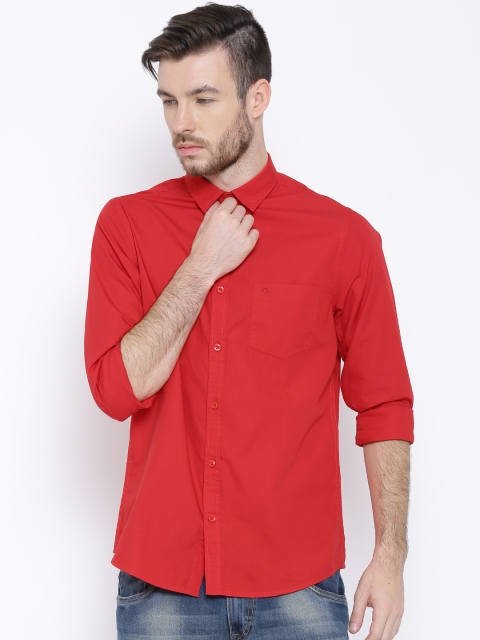 United Colors of Benetton Red Casual Shirt