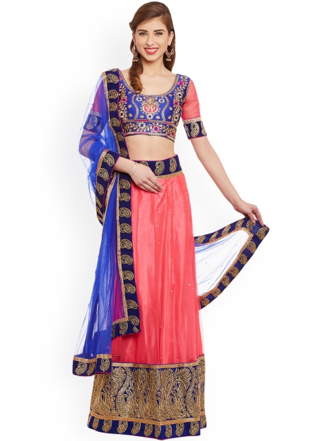 Chhabra 555 Pink & Blue Embellished Semi-Stitched Lehenga & Unstitched Blouse with Dupatta
Chhabra 555 Pink & Blue Embellished Semi-Stitched Lehenga & Unstitched Blouse with Dupatta