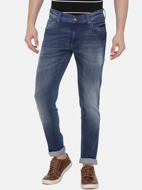VUDU Men Blue Tapered Fit Mid-Rise Clean Look Stretchable Jeans
VUDU Men Blue Tapered Fit Mid-Rise Clean Look Stretchable Jeans