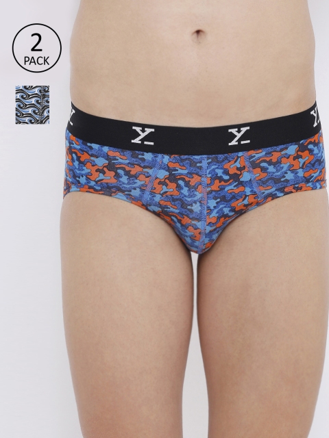 XYXX Men IntelliSoft Antimicrobial Micro Modal Pack of 2 Shuffle Briefs XYBRF2PCKN354, Blue
XYXX Men IntelliSoft Antimicrobial Micro Modal Pack of 2 Shuffle Briefs XYBRF2PCKN354, Blue