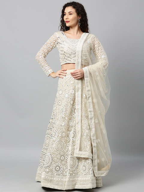 panchhi Off-White Embroidered Semi-Stitched Lehenga & Unstitched Blouse with Dupatta
panchhi Off-White Embroidered Semi-Stitched Lehenga & Unstitched Blouse with Dupatta