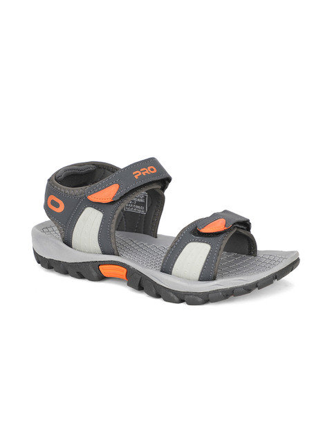 Khadims Men Grey & Orange Colourblocked Sports Sandals
Khadims Men Grey & Orange Colourblocked Sports Sandals