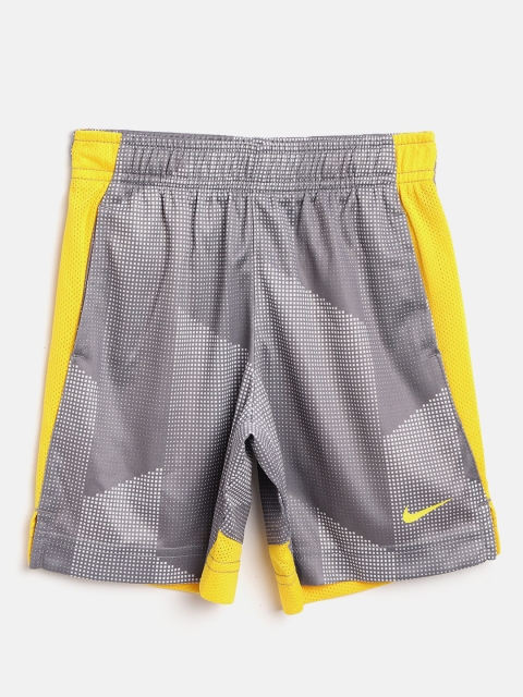 Nike Boys Grey & White DF GFX Legacy Dri-FIT Geometric Print Regular Fit Sports Shorts
Nike Boys Grey & White DF GFX Legacy Dri-FIT Geometric Print Regular Fit Sports Shorts