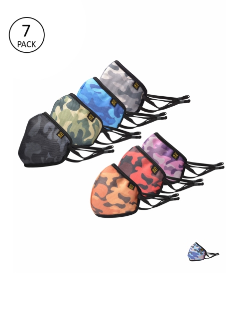EUME Unisex 7 Pcs Assorted 4 Ply Protect+ 95 Reusable Outdoor Protective Masks, Multi
EUME Unisex 7 Pcs Assorted 4 Ply Protect+ 95 Reusable Outdoor Protective Masks, Multi