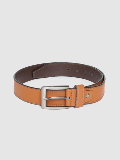 HIGHLANDER Men Tan Brown Solid Belt