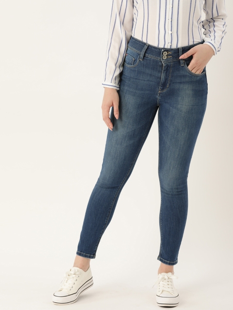 Lee Cooper Women Blue Super Skinny Fit High-Rise Clean Look Stretchable Cropped Jeans
Lee Cooper Women Blue Super Skinny Fit High-Rise Clean Look Stretchable Cropped Jeans