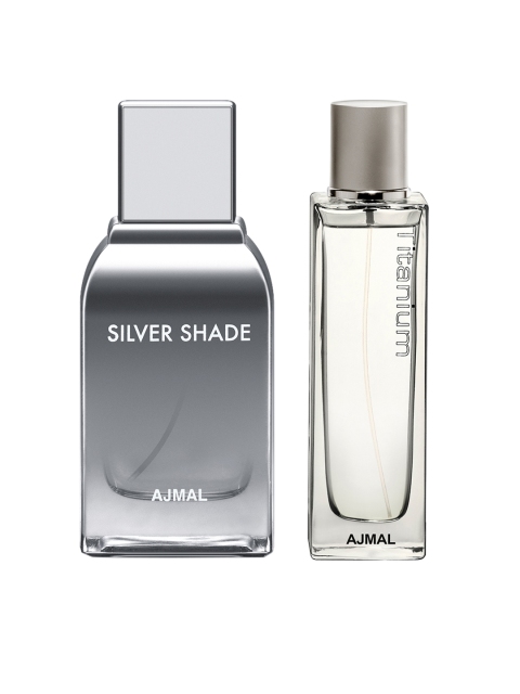 Ajmal Men Set of 2 Silver Shade EDP & Titanium EDP Perfume Scent for Skin 100ML each
Ajmal Men Set of 2 Silver Shade EDP & Titanium EDP Perfume Scent for Skin 100ML each