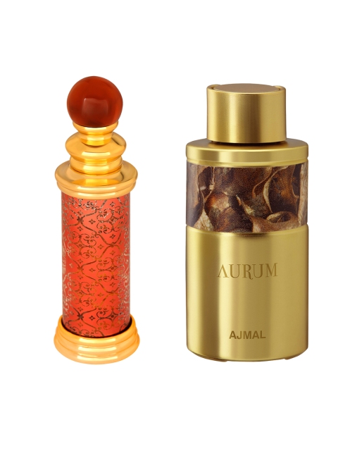 Ajmal Unisex Set Of 2 Aurum & Classic Oud CP Concentrated Perfume Alcohol Free 10ML each, Orange
Ajmal Unisex Set Of 2 Aurum & Classic Oud CP Concentrated Perfume Alcohol Free 10ML each, Orange