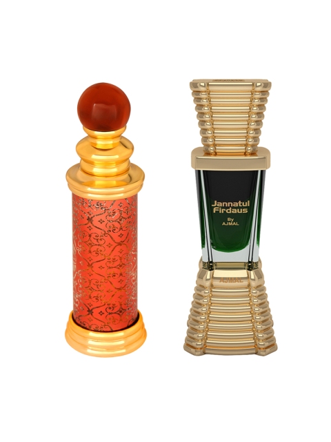 Ajmal Unisex Set Of 2 Jannatal Firdaus & ClassicOud Attar Perfume Alcohol Free 10ML each, Orange
Ajmal Unisex Set Of 2 Jannatal Firdaus & ClassicOud Attar Perfume Alcohol Free 10ML each, Orange