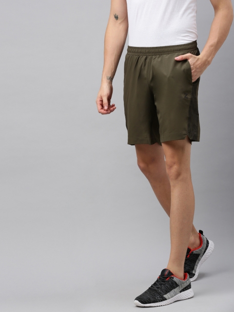 Azani Men Olive Green Solid Regular Fit Array 8 Inch Training Shorts with Side Stripes
Azani Men Olive Green Solid Regular Fit Array 8 Inch Training Shorts with Side Stripes