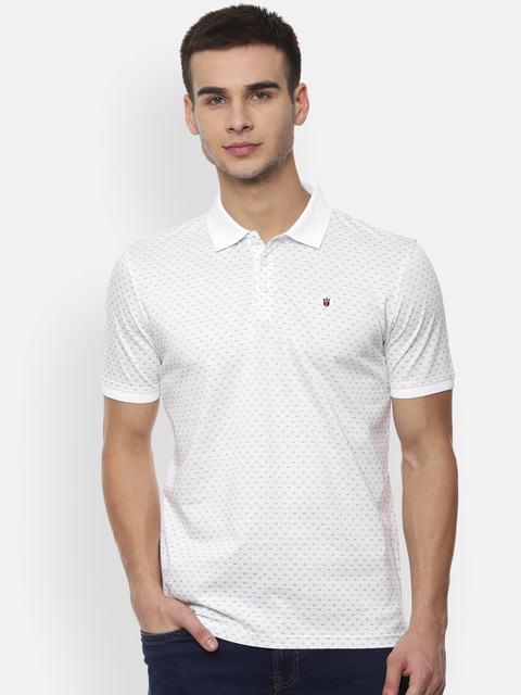 Louis Philippe Sport Men White Black Printed Slim Fit Polo Collar Pure Cotton T-shirt
Louis Philippe Sport Men White Black Printed Slim Fit Polo Collar Pure Cotton T-shirt