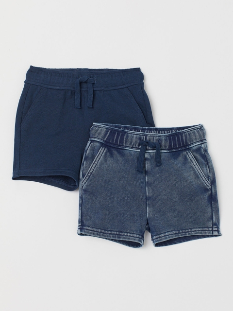 H&M Boys 2-Pack Sweatshirt Shorts, Blue