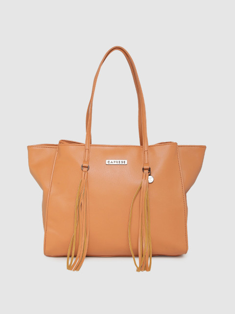 Caprese Brown Solid Loui Shoulder Bag 
Caprese Brown Solid Loui Shoulder Bag