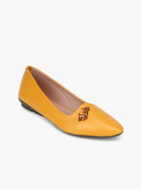 Bloomtale Women Mustard Yellow Ballerinas