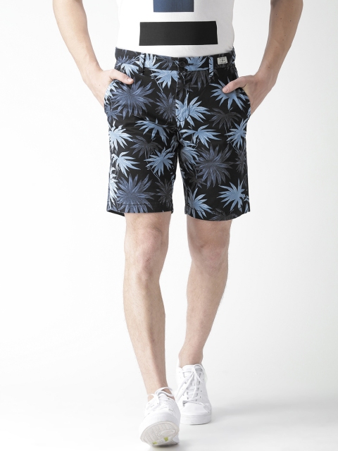 Tommy Hilfiger Navy Printed Shorts, Navy blue