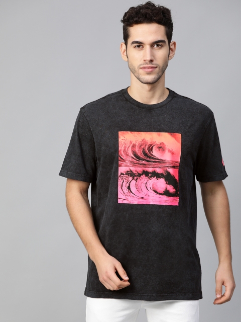 AMERICAN EAGLE OUTFITTERS Men Charcoal Grey & Pink Printed Standard Fit Round Neck T-shirt
AMERICAN EAGLE OUTFITTERS Men Charcoal Grey & Pink Printed Standard Fit Round Neck T-shirt