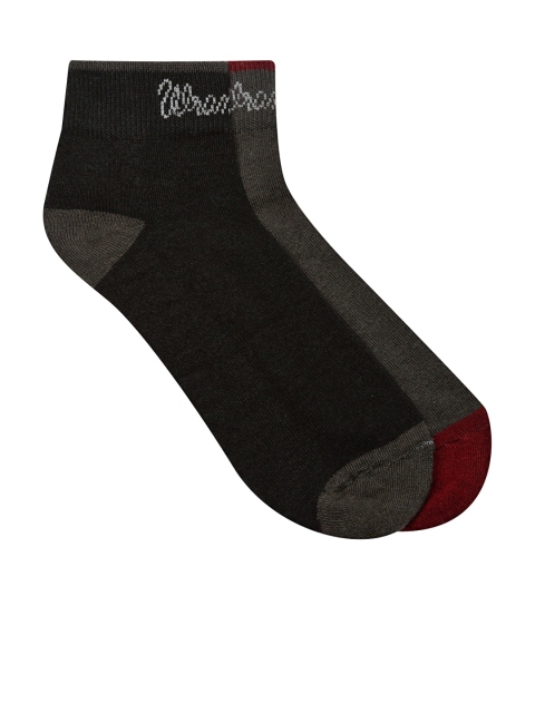 Wrangler Men Set of 2 Ankle-Length Socks, Black
