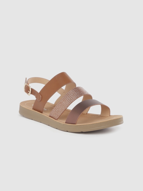 DressBerry Women Bronze-Toned & Brown Colourblocked Open Toe Flats with Textured Detail
DressBerry Women Bronze-Toned & Brown Colourblocked Open Toe Flats with Textured Detail