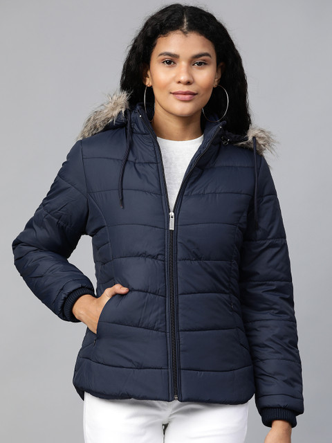 Foreign Culture By Fort Collins Women Navy Blue Solid Lightweight Hooded Parka Jacket
Foreign Culture By Fort Collins Women Navy Blue Solid Lightweight Hooded Parka Jacket