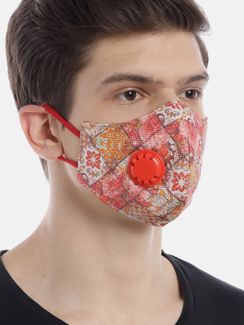 LUXURAZI Unisex White & Red Certified 5-Ply Reusable Printed Protective Fashion Mask
LUXURAZI Unisex White & Red Certified 5-Ply Reusable Printed Protective Fashion Mask