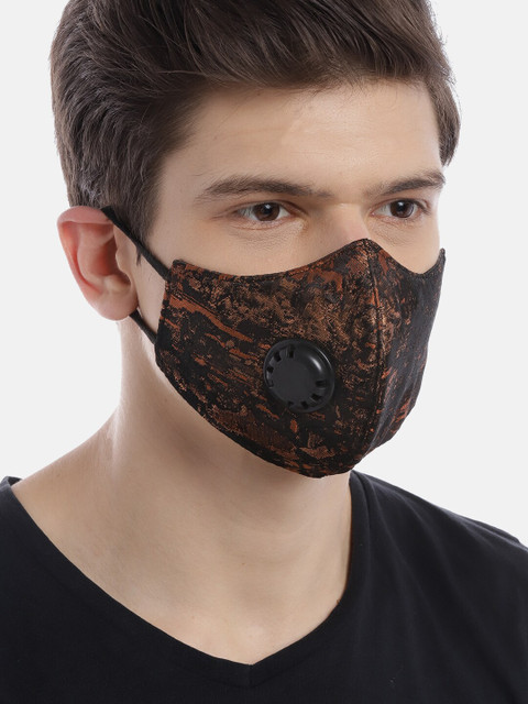 LUXURAZI Unisex Black & Orange Certified 5-Ply Reusable Patterned Protective Fashion Mask
LUXURAZI Unisex Black & Orange Certified 5-Ply Reusable Patterned Protective Fashion Mask