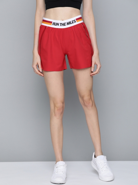 HRX by Hrithik Roshan Women Crimson Solid Antimicrobial Rapid-Dry Running Shorts, Red
HRX by Hrithik Roshan Women Crimson Solid Antimicrobial Rapid-Dry Running Shorts, Red