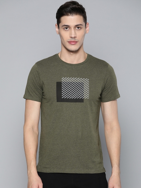 HRX by Hrithik Roshan Men Green Melange Solid Organic Cotton Bio-Wash Yoga T-shirt, Olive
HRX by Hrithik Roshan Men Green Melange Solid Organic Cotton Bio-Wash Yoga T-shirt, Olive