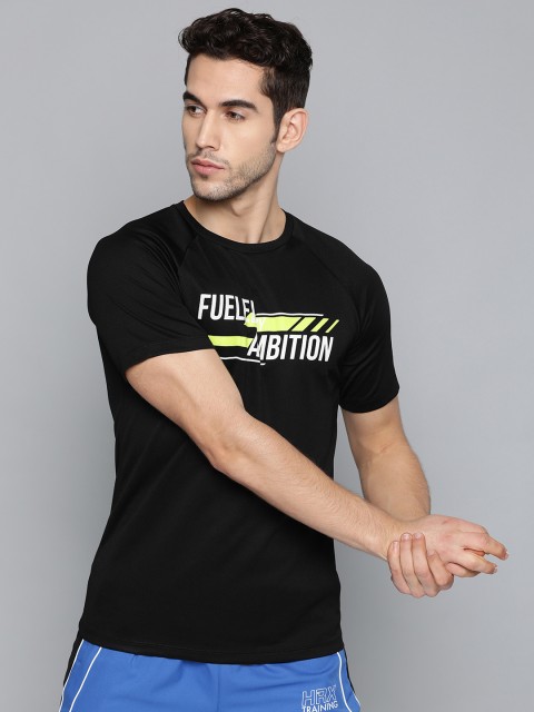 HRX by Hrithik Roshan Men Anthracite Typographic Antimicrobial Rapid-Dry Training T-shirt, Black
HRX by Hrithik Roshan Men Anthracite Typographic Antimicrobial Rapid-Dry Training T-shirt, Black