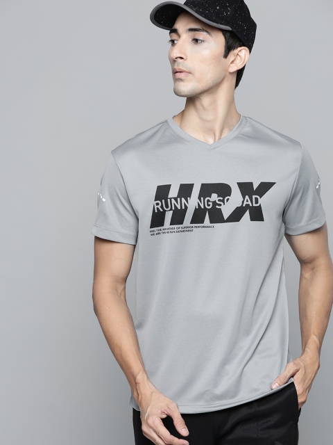 HRX by Hrithik Roshan Men Monument Brand Carrier Rapid-Dry Antimicrobial Running T-shirt, Grey
HRX by Hrithik Roshan Men Monument Brand Carrier Rapid-Dry Antimicrobial Running T-shirt, Grey