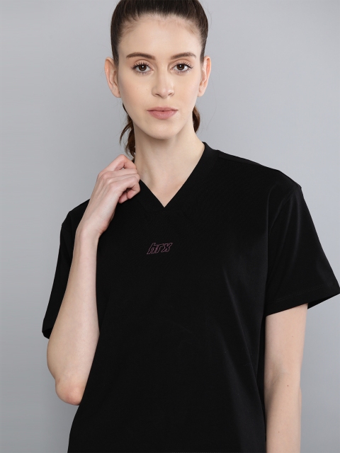 HRX by Hrithik Roshan Women Black Brand Carrier Bio-Wash Antimicrobial Lifestyle T-shirt
HRX by Hrithik Roshan Women Black Brand Carrier Bio-Wash Antimicrobial Lifestyle T-shirt