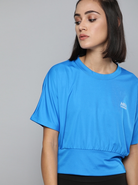HRX by Hrithik Roshan Women Brilliant Blue Solid Antimicrobial Rapid-Dry Training Top
HRX by Hrithik Roshan Women Brilliant Blue Solid Antimicrobial Rapid-Dry Training Top