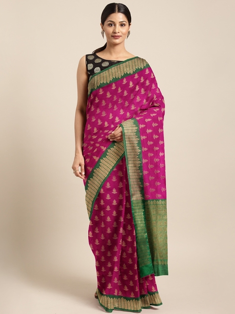 The Chennai Silks Classicate Magenta Pink & Green Organza Woven Design Banarasi Saree
The Chennai Silks Classicate Magenta Pink & Green Organza Woven Design Banarasi Saree