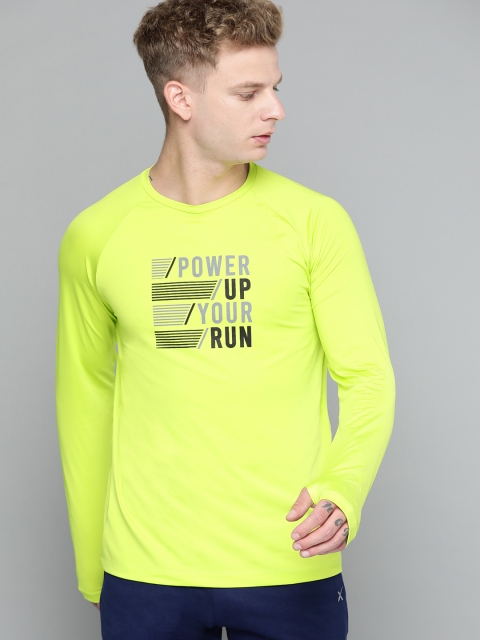 HRX by Hrithik Roshan Men Love Brid Typographic Rapid-Dry Antimicrobial Running T-shirt, Fluorescent green
HRX by Hrithik Roshan Men Love Brid Typographic Rapid-Dry Antimicrobial Running T-shirt, Fluorescent green