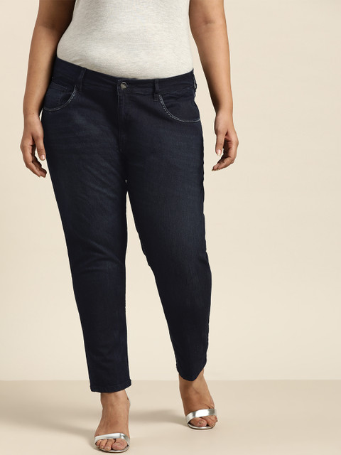 Sztori Plus Size Women Navy Blue Skinny Fit Mid-Rise Clean Look Stretchable Jeans
Sztori Plus Size Women Navy Blue Skinny Fit Mid-Rise Clean Look Stretchable Jeans
