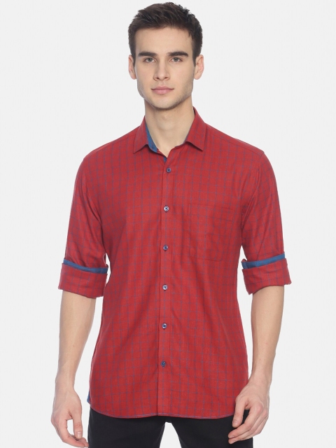 CAVALLO by Linen Club Men Cotton Linen Red & Blue Anti-Viral Treated Checked Sustainable Casual Shirt
CAVALLO by Linen Club Men Cotton Linen Red & Blue Anti-Viral Treated Checked Sustainable Casual Shirt