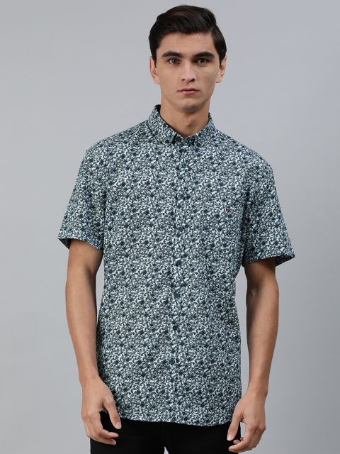 Louis Philippe Sport Men Blue & Black Slim Fit Floral Printed Cotton-Linen Casual Shirt
Louis Philippe Sport Men Blue & Black Slim Fit Floral Printed Cotton-Linen Casual Shirt