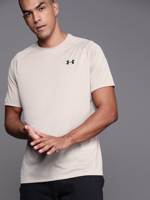UNDER ARMOUR Men Beige & White Self Design UA Tech 2.0 Short Sleeve Sustainable TShirt
UNDER ARMOUR Men Beige & White Self Design UA Tech 2.0 Short Sleeve Sustainable TShirt